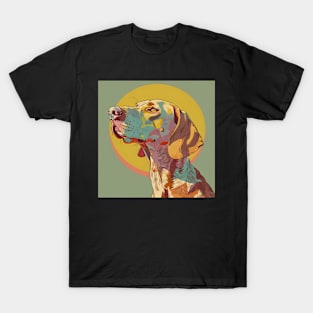 Retro Vizsla: Pastel Pup Revival T-Shirt